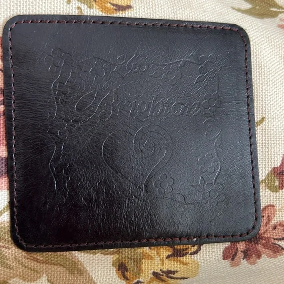 Brighton EUC Raffia Green Woven/Brown Leather Shoulder Bag - Picture 15 of 16